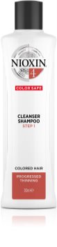 Nioxin System 4 Color Safe Cleanser Shampoo мягкий шампунь для окрашенных и поврежденных волос