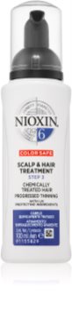Nioxin System 6 Scalp & Hair Treatment a fejbőr ápolására a kémiailag kezelt hajra