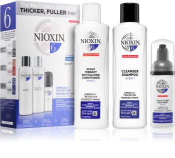 Nioxin System 6 vorteilhafte Packung (für schütteres Haar) Unisex