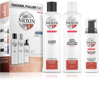 Nioxin System 4 Color Safe lote de regalo para cabello teñido