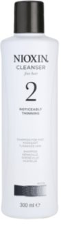 Nioxin System 2 champô para queda excessiva do cabelo naturalmente fino