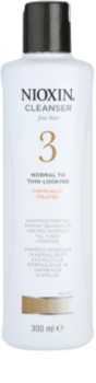 Nioxin System 3 champô para rarefação inicial suave de cabelo quimicamente tratado