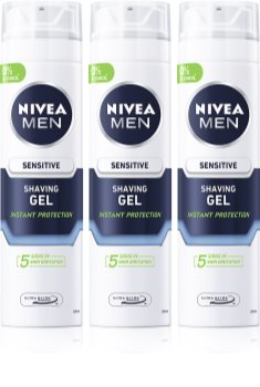 Nivea Men Sensitive holicí gel (výhodné balení)