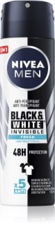 Nivea Men Invisible Black & White antiperspirant ve spreji