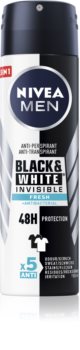 Nivea Men Invisible Black & White sprej antiperspirant pro muže