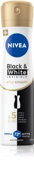 Nivea Invisible Black & White Silky Smooth izzadásgátló spray alkoholmentes