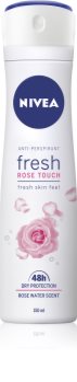 Nivea Fresh Rose Touch antiperspirant ve spreji 48h