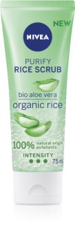 Nivea Rice Scrub Aloe Vera čistiaci pleťový peeling