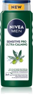 Nivea Men Sensitive Pro Ultra Calming gel de douche visage, corps et cheveux