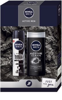 Nivea Men Active Clean подаръчен комплект (за мъже)