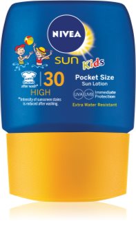 Nivea Sun Kids latte abbronzante tascabile per bambini SPF 30