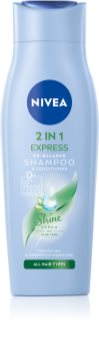 Nivea 2in1 Care Express Protect & Moisture shampoing et après-shampoing 2 en 1 pour tous types de cheveux