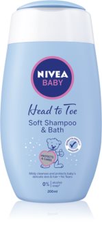 Nivea Baby šampon a pěna do koupele 2 v 1