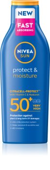 Nivea Sun Protect & Moisture latte abbronzante idratante SPF 50+