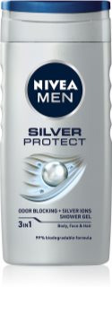 Nivea Men Silver Protect żel pod prysznic do twarzy, ciała i włosów