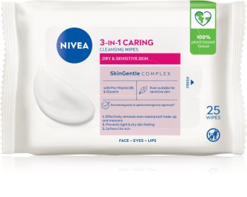 Nivea Face Cleansing jemné čisticí ubrousky s mandlovým mlékem