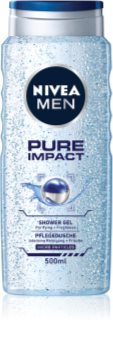 Nivea Men Pure Impact fürdőgél férfiaknak