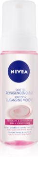 Nivea Aqua Effect mousse de limpeza para pele seca e sensível