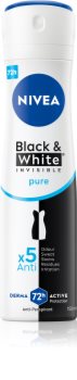 Nivea Invisible Black & White Pure deodorante antitraspirante contro macchie bianche e gialle