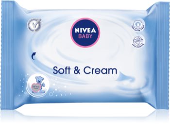 Nivea Baby Soft & Cream tisztító törlőkendő
