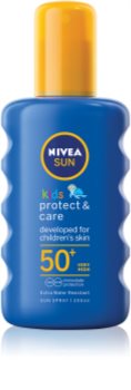 Nivea Sun Kids детски слънцезащитен цветен спрей SPF 50+