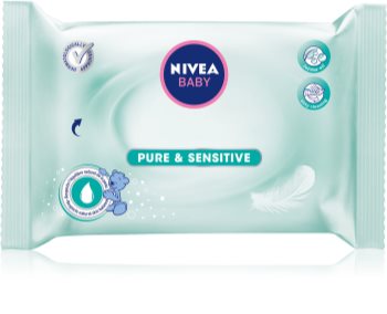 Nivea Baby Pure Sensitive Rengoringsservetter For Barn Notino Se