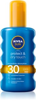 Nivea Sun Protect & Dry Touch žymių nepaliekantis purškiklis nuo saulės SPF 30
