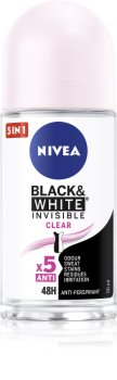 Nivea Invisible Black & White Clear antiperspirant roll-on