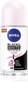 Nivea Invisible Black & White Clear golyós izzadásgátló hölgyeknek