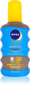 Nivea Sun Protect & Bronze suchy olejek do opalania SPF 20