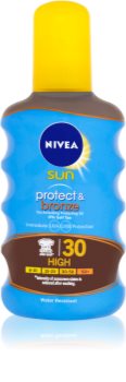 Nivea Sun Protect & Bronze suchy olejek do opalania SPF 30