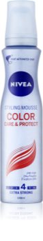 Nivea Color Protect espuma fijadora para mantener el brillo del pelo teñido