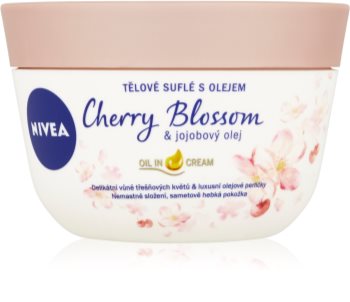 Nivea Cherry Blossom & Jojoba Oil telové suflé