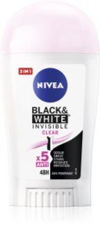 Nivea Invisible Black & White Clear Antiperspirant Stick For Women