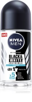 Nivea Men Invisible Black & White Antiperspirantti Roll-on Miehille