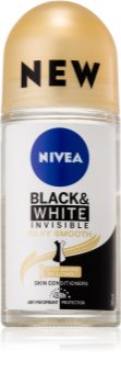 Nivea Invisible Black & White Silky Smooth antitraspirante roll-on senza alcool