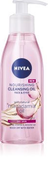 Nivea Cleansing Oil Nourishing Macadamia ulei de curatare hranitor pentru tenul uscat