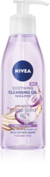 Nivea Cleansing Oil Soothing Grape Seed aceite limpiador calmante para pieles sensibles