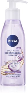 Nivea Cleansing Oil Soothing Grape Seed успокояващо почистващо олио за чувствителна кожа на лицето