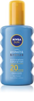 Nivea Sun Protect & Bronze intenzív napozó spray SPF 20