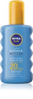 Nivea Sun Protect & Bronze intenzivní sprej na opalování SPF 20