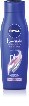 Nivea Hairmilk champô de cuidado para cabelo fino