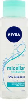 Nivea Micellar Shampoo shampoing micellaire rafraîchissant pour cheveux normaux à gras