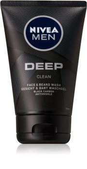 Nivea Men Deep mycí gel na obličej a vousy