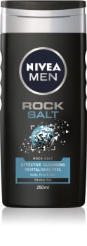 Nivea Men Rock Salt gel de dus pentru față, corp și păr