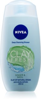 Nivea Clay Fresh Ginger & Basil gel doccia con argilla