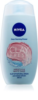 Nivea Clay Fresh Hibiscus & White Sage Duschgel mit Ton