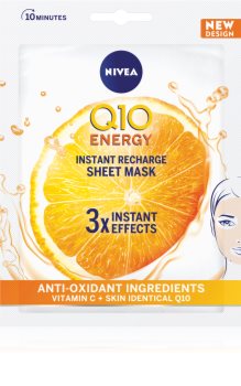 Nivea Q10 Energy maschera antirughe in tessuto