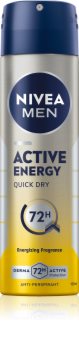 Nivea Men Active Energy antiperspirant ve spreji 48h