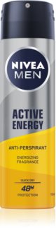 Nivea Men Active Energy Antiperspiranttisuihke Miehille